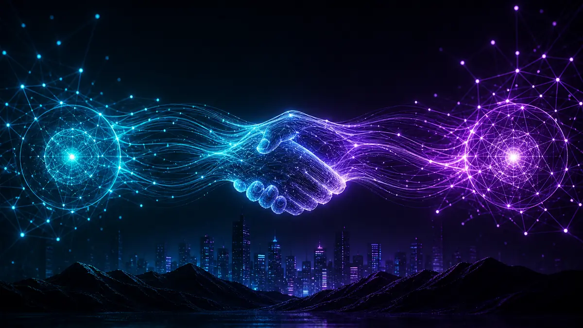 Abstract visualization of choosing a growth marketing partner
